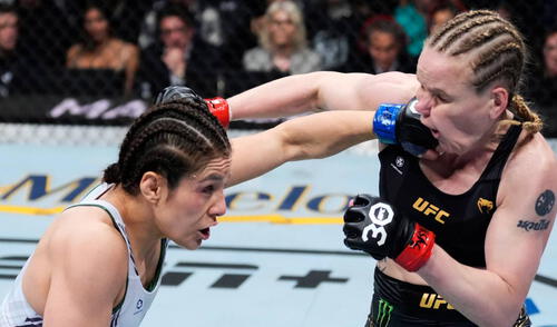 Alexa Grasso es la nueva campeona del título peso mosca. Foto: EFE Alexa Grasso es la nueva campeona del título peso mosca. Foto: EFE