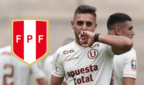 Luis Urruti, Universitario, Selección peruana