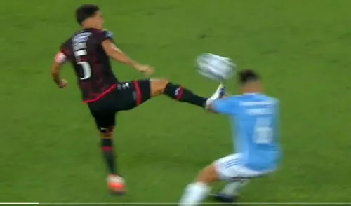 Huracán pudo quedarse sin un jugador. Foto: captura ESPN larepublica.pe