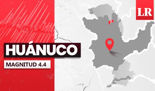 Sismo de 4.4 se registró en Huánuco. Foto: composiciónLR larepublica.pe