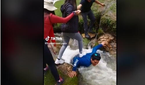 El hombre se ganó los aplausos de los cibernautas, quienes lo catalogaron como un caballero. Foto: captura de TikTok/Kuskatravel.perú El hombre se ganó los aplausos de la gente que lo catalogaron como un caballero. Foto: Captura Tik Tok/Kuskatravel.perú