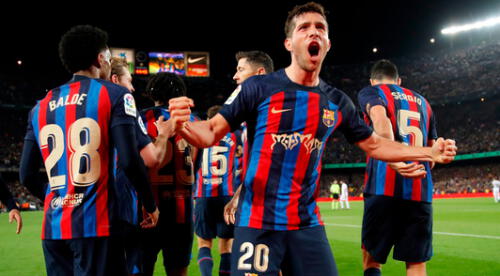 Barcelona viene de ganarle al Real Madrid en el clásico. Foto: EFE FC Barcelona