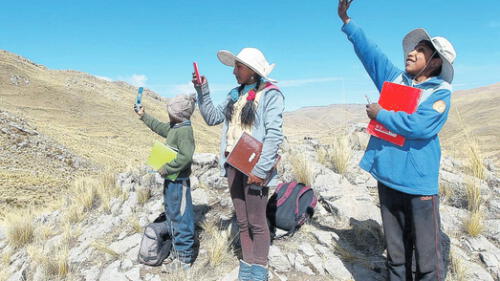 Sin señal. La virtualidad solo llegó a un sector de la población escolar. Fueron dos años de pérdida de aprendizajes. Foto: difusión larepublica.pe