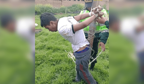 Sujeto será investigado por violencia contra la mujer e integrantes del grupo familiar. Foto: Selva Central Noticias/Facebook Sujeto agredió a su propia madre en Junín