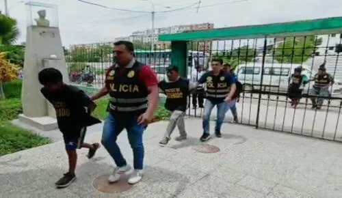 Implicados en el crimen fueron intervenidos. Foto: captura/Almendra Ruesta/La República Implicados en el crimen fueron intervenidos.