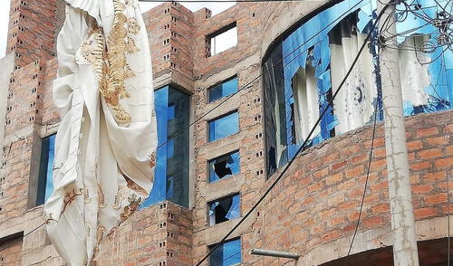 Explosión llegó afectar a otras viviendas contiguas.
