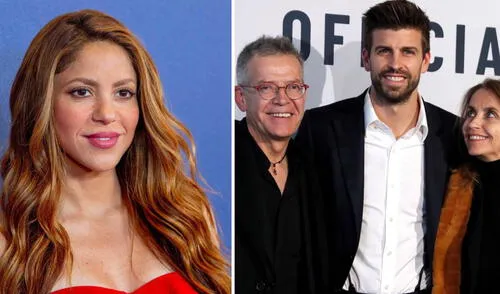 Shakira y padres de Gerard Piqué | Foto: composición GLR/Lado MX/Vanitatis ¿Cómo es la relación de Shakira con sus ex-suegros?