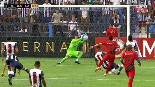 Campos es titular en Alianza Lima. Foto: captura de ESPN