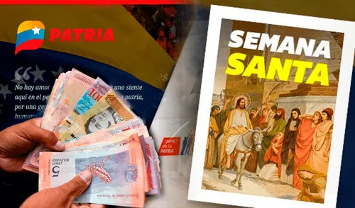 El Bono Semana Santa 2023 es de 100 bolívares. Foto: composición LR/AFP/Patria El Bono Semana Santa 2023 es de 100 bolívares