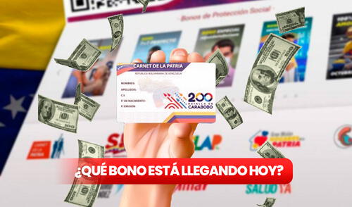 Revisa en la nota qué bono está llegando HOY. Foto: composición LR/Diario La Verdad/Carnet de la Patria/Freepik Qué bono está llegando HOY | Bonos Patria | Maduro | Venezuela