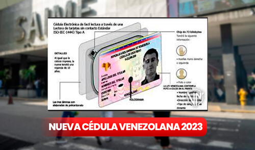 Nueva cédula Venezuela 2023 |  Saime | Venezuela