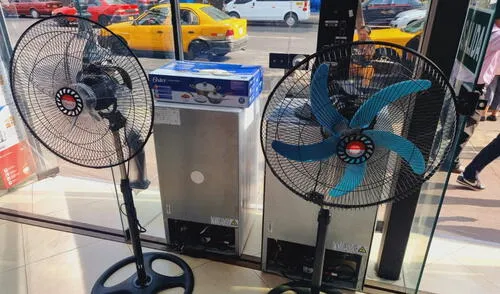Reportan escasez de ventiladores y su precio sube un 20% ante altas temperaturas en Lima
