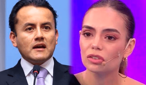 Camila Ganoza y Richard Acuña tuvieron una hija fruto de su relación. Foto: composición LR/Richard Acuña/Twitter/captura de ATV Camila Ganoza y Richard Acuña
