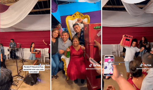 El video de la fiesta de cumpleaños acumuló más de 600.000 reproducciones en TikTok. Foto: composición LR/@Anasanchezg30/TikTok Jóvenes sorprenden a su abuela con cajas de cerveza el día de su cumpleaños: "Todo por el terreno"