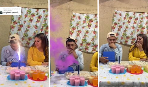 La reacción del joven se volvió viral en redes sociales. Foto: captura TikTok/@lizbethcamarillo86