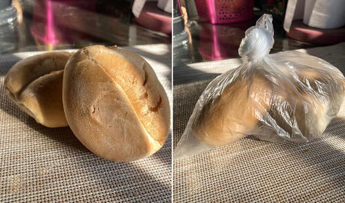 Con este truco recuperarás tu pan duro a suave. Foto La República pan duro pan suave