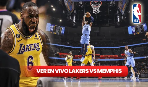 ¿Cómo ver EN VIVO Lakers vs Memphis HOY?