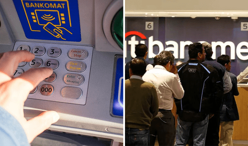 Revisa cuáles son los bancos que atenderán este 1 de mayo y aquellas entidades que no operarán. Foto: composición LR/Infobae/Soy Nómada ¿Los bancos abren el 1 de mayo? | que día no abren los bancos | hoy trabajan los bancos | Horario de Bancos | Día del trabajador | 1 de mayo | México