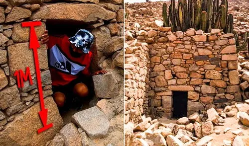 El 'pueblo de enanos' está en el distrito de Santa Eulalia. Foto: composición LR/captura de YouTube/OMPT El 'pueblo de enanos'
