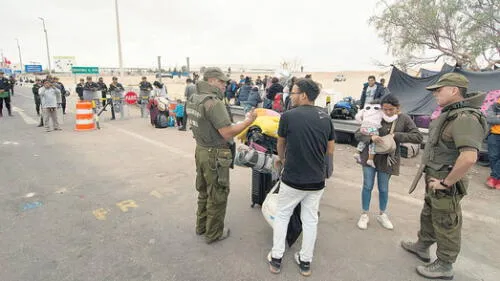 Crisis migratoria. Las personas varadas necesitan ayuda. Foto: Agencia uno 130 larepublica.pe