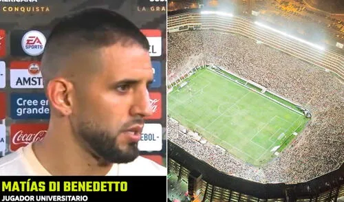 El central argentino agradeció a los hinchas merengues por su apoyo constante. Foto: DSports/Universitario