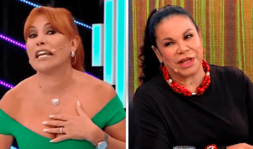 Magaly Medina y Eva Ayllón se encontraron cara a cara tras varios años de enemistad. Foto: composición/captura ATV Magaly Medina y Eva Ayllón