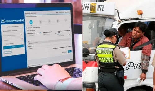 Consulta cómo fraccionar una multa en el SAT de Lima. Foto: composición LR/ SAT/ Andina ¿Cómo fraccionar una multa de transito en el SAT y en qué casos se puede?