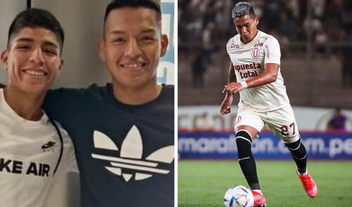 Nelson Cabanillas compartió con Piero Quispe en la Academia Héctor Chumpitaz. Foto: composición LR/Twitter Tuvo un paso por Alianza Lima, pero lo dejaron ir y ahora es la "joya" de Universitario