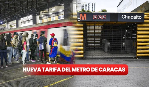 Metro de Caracas tiene nueva tarifa del pasaje después de 4 meses. Foto: composición LR/AFP El Metro de Caracas y todo el sistema de Transporte de Caracas anunciaron un nuevo precio del pasaje