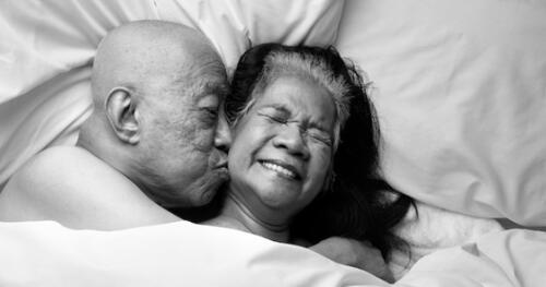 Campaña de la organización británica Relate a favor del goce sexual en la vejez. Foto: Relate Sexo