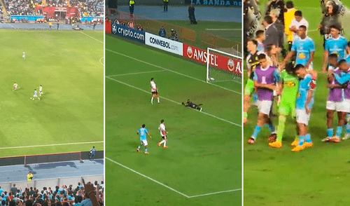 Joao Grimaldo tuvo en  sus pies la chance de concretar el segundo tanto ante River Plate. Foto: captura/TikTok/Twitter