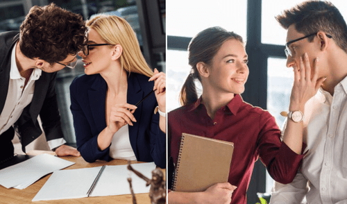Conoce qué dice la ley sobre terner pareja en el trabajo. Foto: composición LR/Diario Femenino/Law & Trends Tener pareja en el trabajo