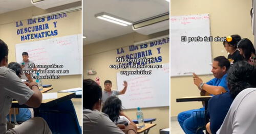 Los usuarios no dudaron en comentar acerca del suceso. Foto: composición LR/TikTok/@Happy_Ann7 profesor/universidad/estudiantes