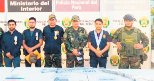 Duro golpe. Policías les siguen los pasos a los narcotraficantes. Foto: difusión larepublica.pe