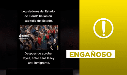 Legisladores en Florida no bailaron por la aprobación de ley contra migrantes. Foto: captura LR/Facebook. Ley contra migrantes Estados Unidos
