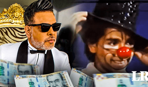 Andrés Hurtado recuerda cómo llegó a la fama como payasito. Foto: composición LR/Jazmín Ceras/Fabrizio Oviedo/Faceboook/captura de ATV Andrés Hurtado, Chibolín