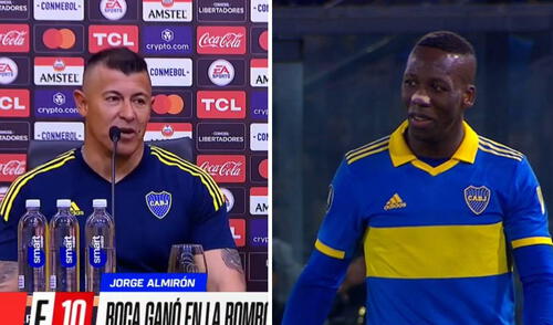 El entrernador tuvo unas palabras para Luis Advíncula tras el final de choque. Foto: composición LR/captura de ESPN Luis Advíncula