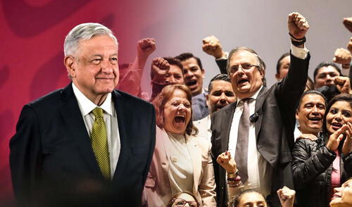 Manuel Ebrard busca ser el sucesor de AMLO como presidente de México. Foto: composición LR/AMLO/El Universal Manuel Ebrard
