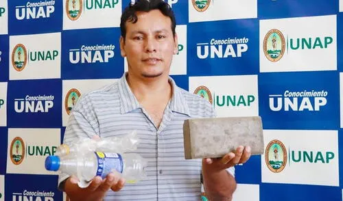 Joven está buscando patentar su creación. Foto: Lo que está pasando en la UNAP Ladrillo