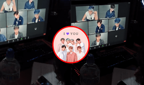 BTS es una banda surcoreana muy popular a nivel mundial. Foto: composición LR/TikTok/@Silvanaa.FR BTS/videollamada/Perú