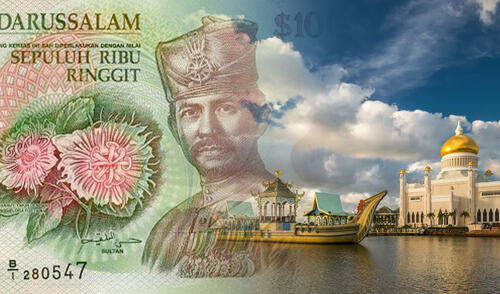billete de Brunéi