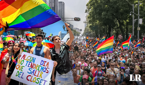 Hoy se realizó la 45ª edición de la Marcha del Orgullo en México. Foto: composición LR/ Instagram La Divaza/GQ Marcha del Orgullo|México|Pride|Marcha LGBTIQ+ en CDMX