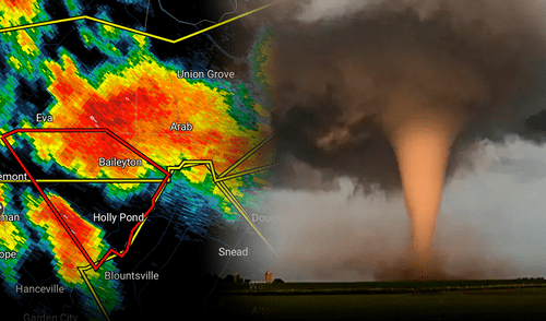 Alerta de tornado en EE. UU.