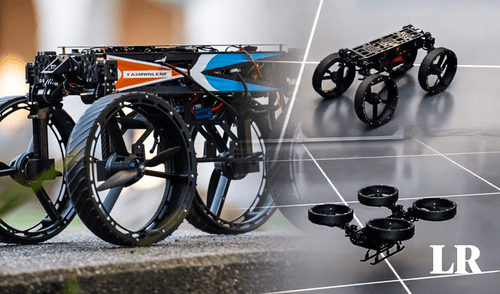 Morphobot (M4) puede realizar hasta ocho actividades distintas en territorios completamente desafiantes. Foto: composición de Fabrizio Oviedo / Nature Communications