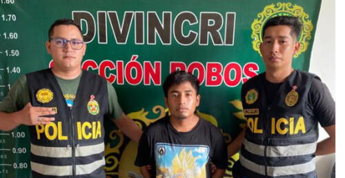 El sujeto permanecerá 7 meses en prisión preventiva. Foto: PNP El sujeto permanecerá 7 meses en prisión preventiva. Foto: PNP