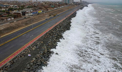 Vía desde la entrada de Chucuito hasta la avenida Santa Rosa en el Callao permanecerá cerrada. Foto: Andina Costa Verde