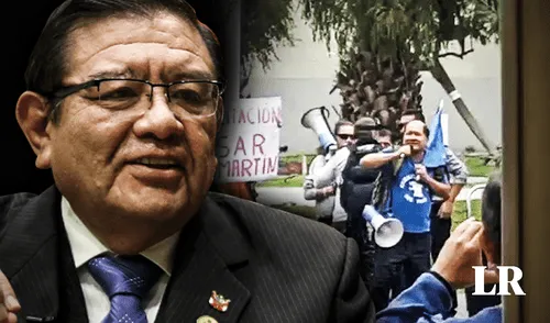El presidente del JNE, Jorge Luis Salas Arenas, consideró que para algunas autoridades "no existe el discurso de odio". Foto: composición LR JNE | Jorge Luis Salas Arenas | violencia | amenazas de muerte | La Resistencia