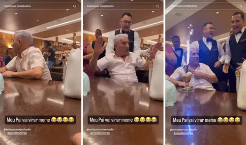 Meseros de restaurante sorprenden a hombre por su cumpleaños y pasa el peor susto de su vida | Brasil | TikTok | VIDEO