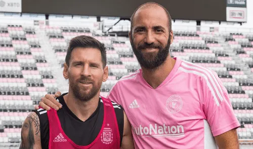 Lionel Messi tiene hasta 2025 para superar a Gonzalo Higuaín como goleador histórico del Inter Miami. Foto: Inter Miami Lionel Messi tiene hasta 2025 para superar a Gonzalo Higuaín como goleador histórico del Inter Miami. Foto: Inter Miami