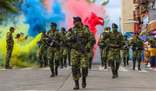 Desfile militar, Colombia